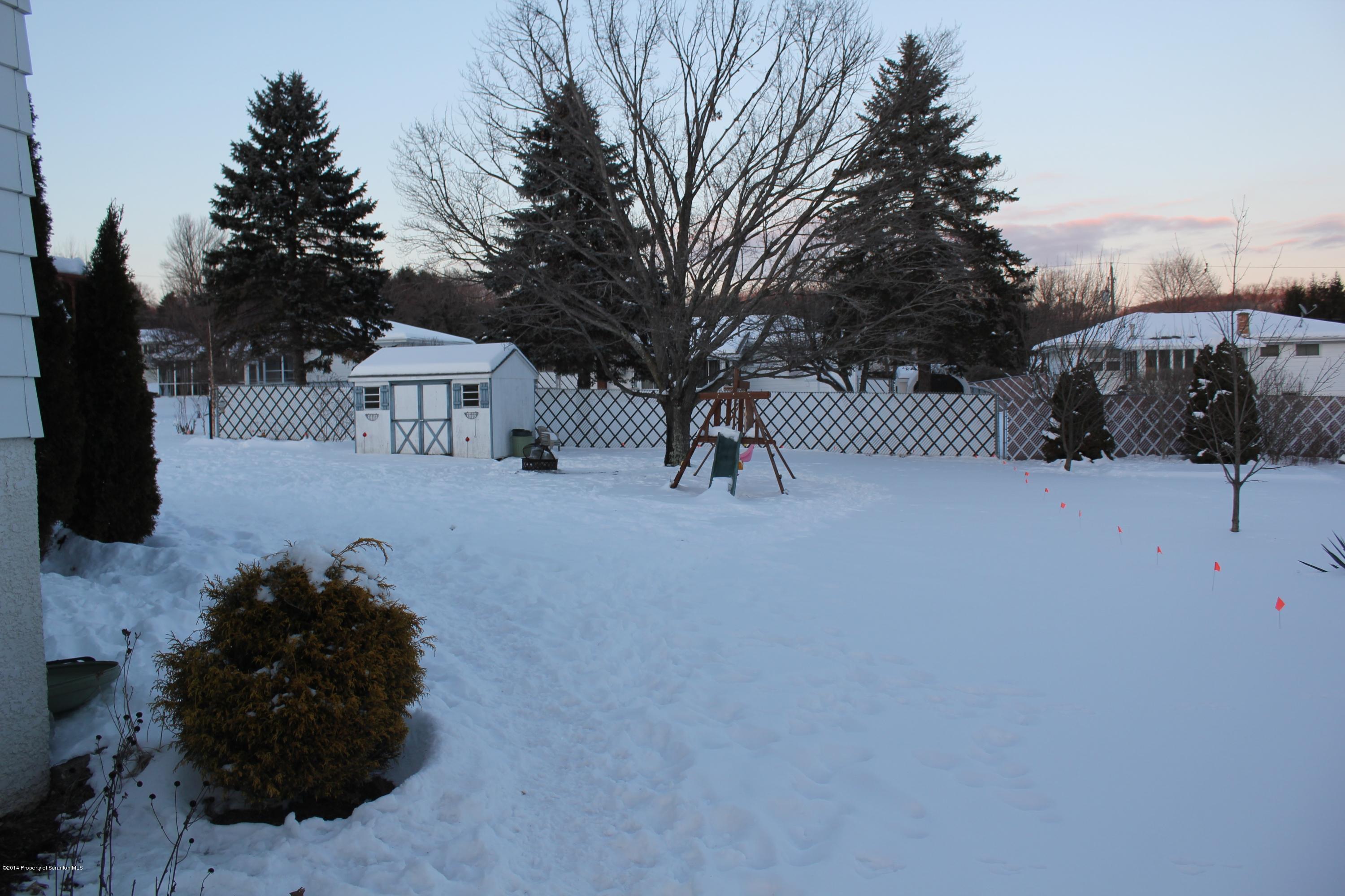 131 Shadetree Road Shavertown, PA 18708 - Photo 3 of 23 a view of a yard covered in snow