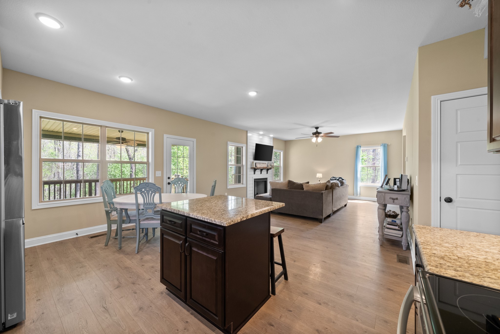4406 Memory Lane Adams, TN 37010 - Photo 14 of 36 a living room with furniture and a wooden floor