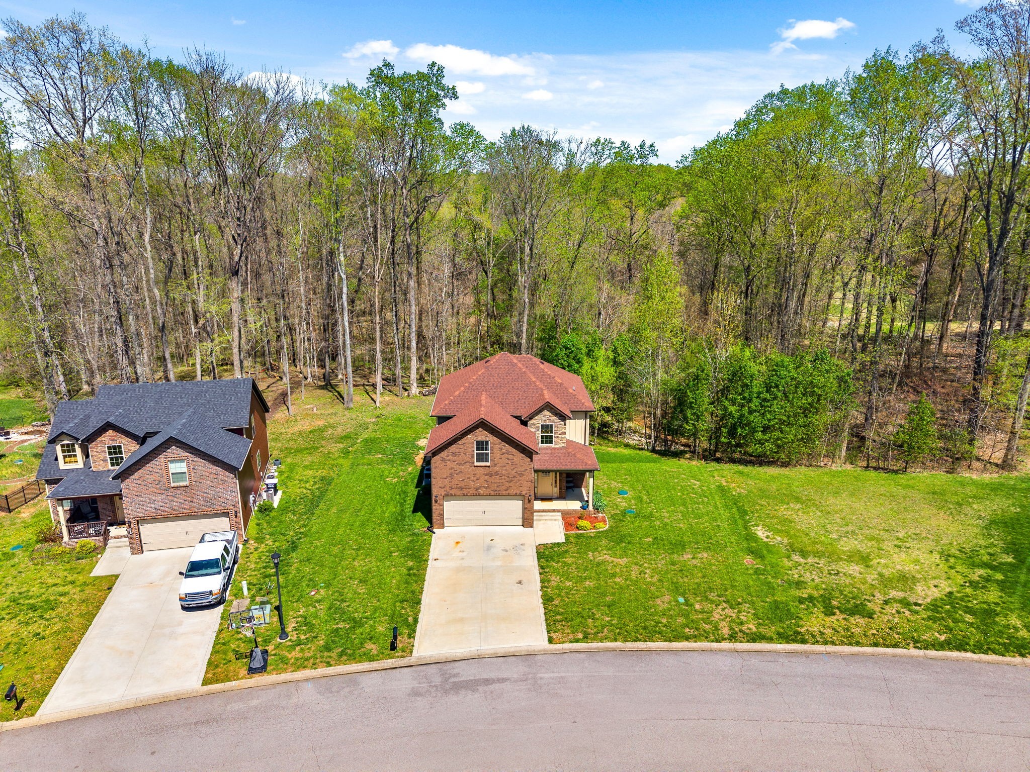 4406 Memory Lane Adams, TN 37010 - Photo 3 of 36 an aerial view of a house with garden space and street view