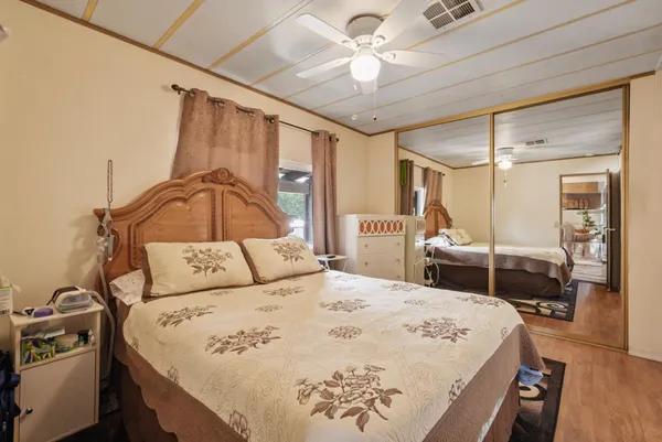 a backyard of a house