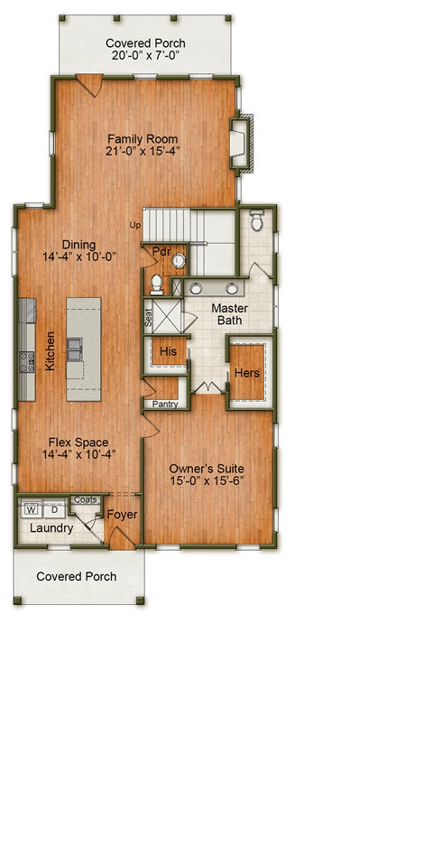 732 Daniel Ridge Rd., Unit LT967 Wendell, NC 27591 - Photo 23 of 28 1st Floor Layout