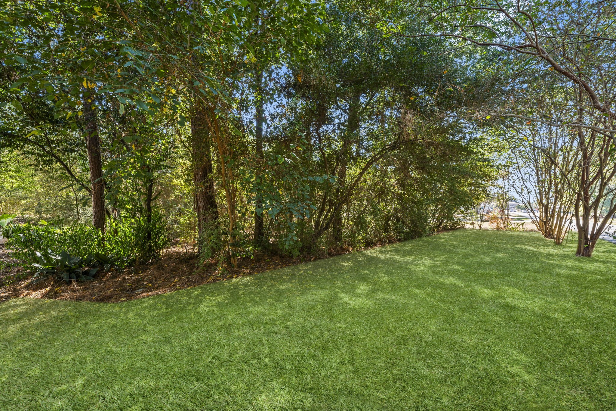 a view of an outdoor space and a yard