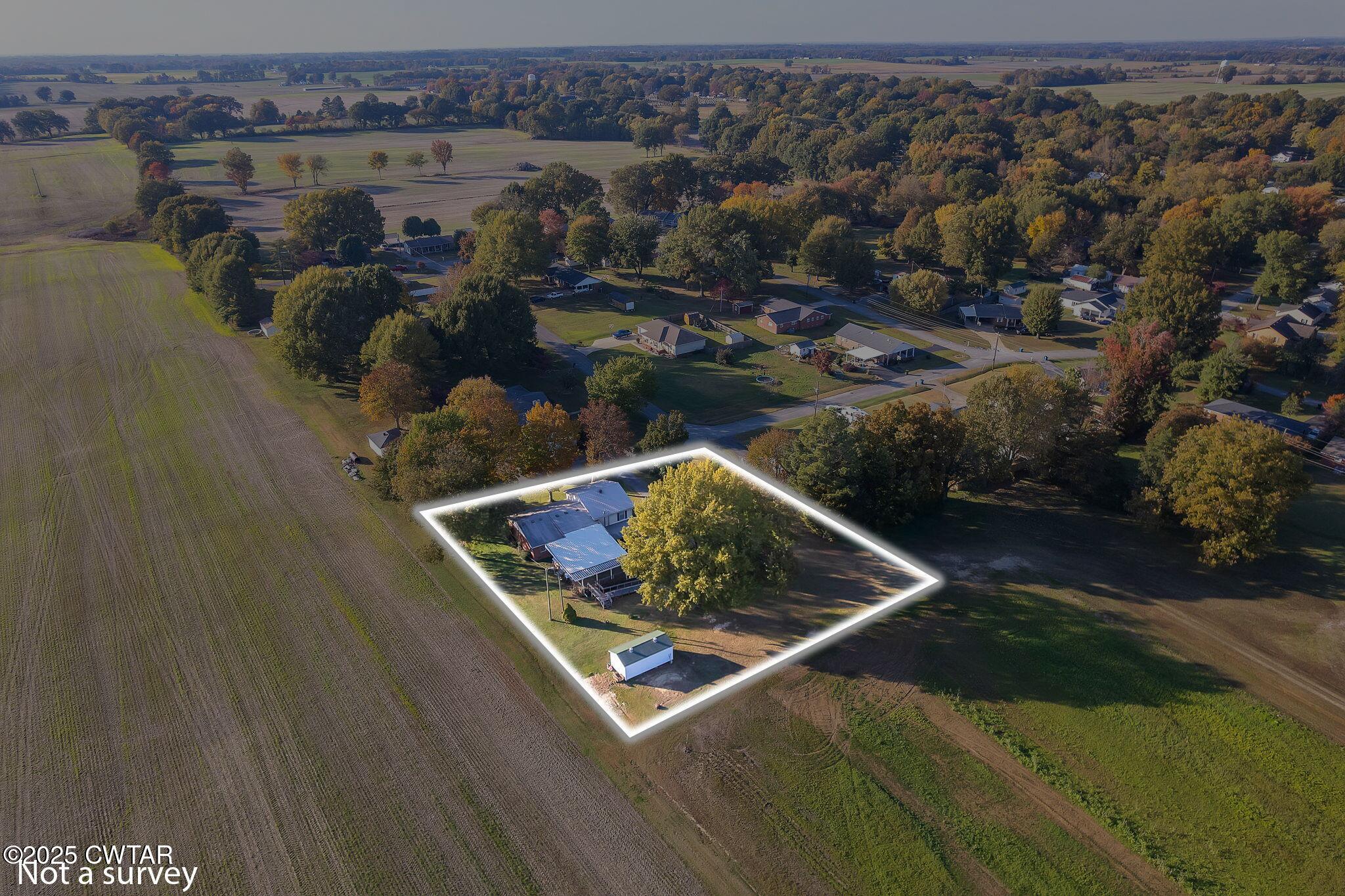 404 Callis Drive Rutherford, TN 38369 - Photo 11 of 39 an aerial view of house with yard