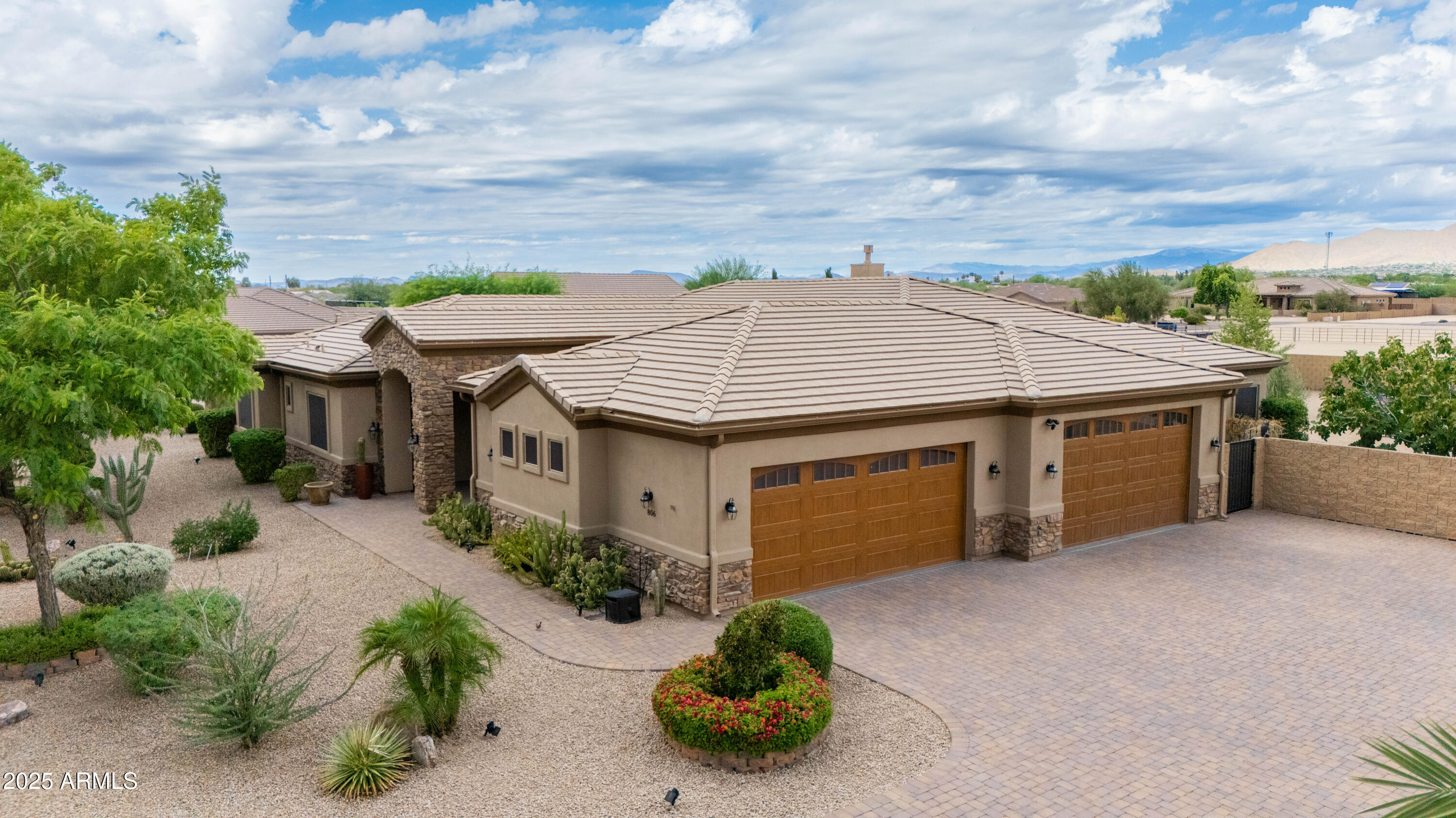 806 West Desert Ranch Road Phoenix, AZ 85086 - Photo 11 of 36 a house view with a garden space