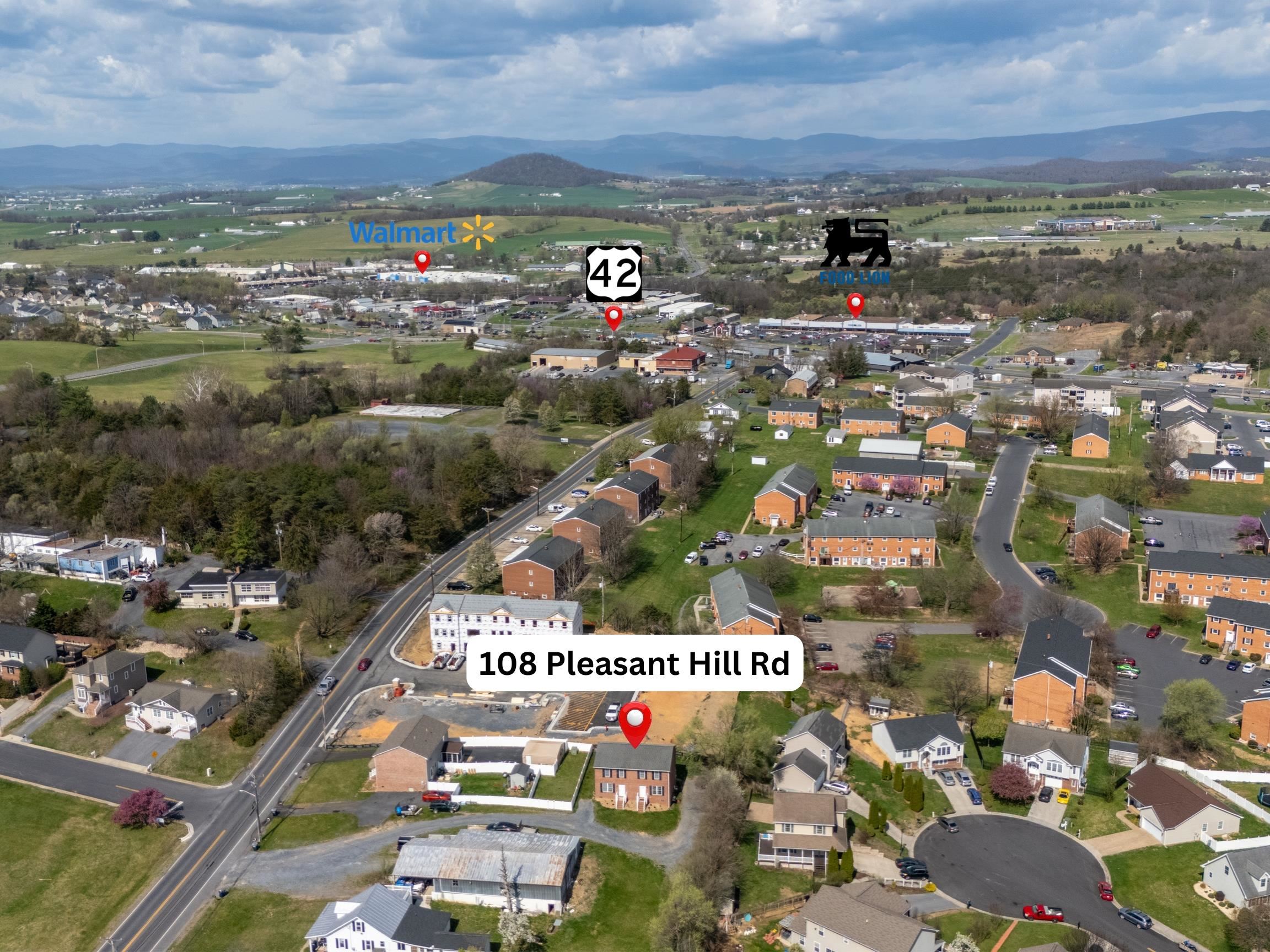 108 Pleasant Hill Road, Unit A & B Harrisonburg, VA 22801 - Photo 64 of 65 a view of city