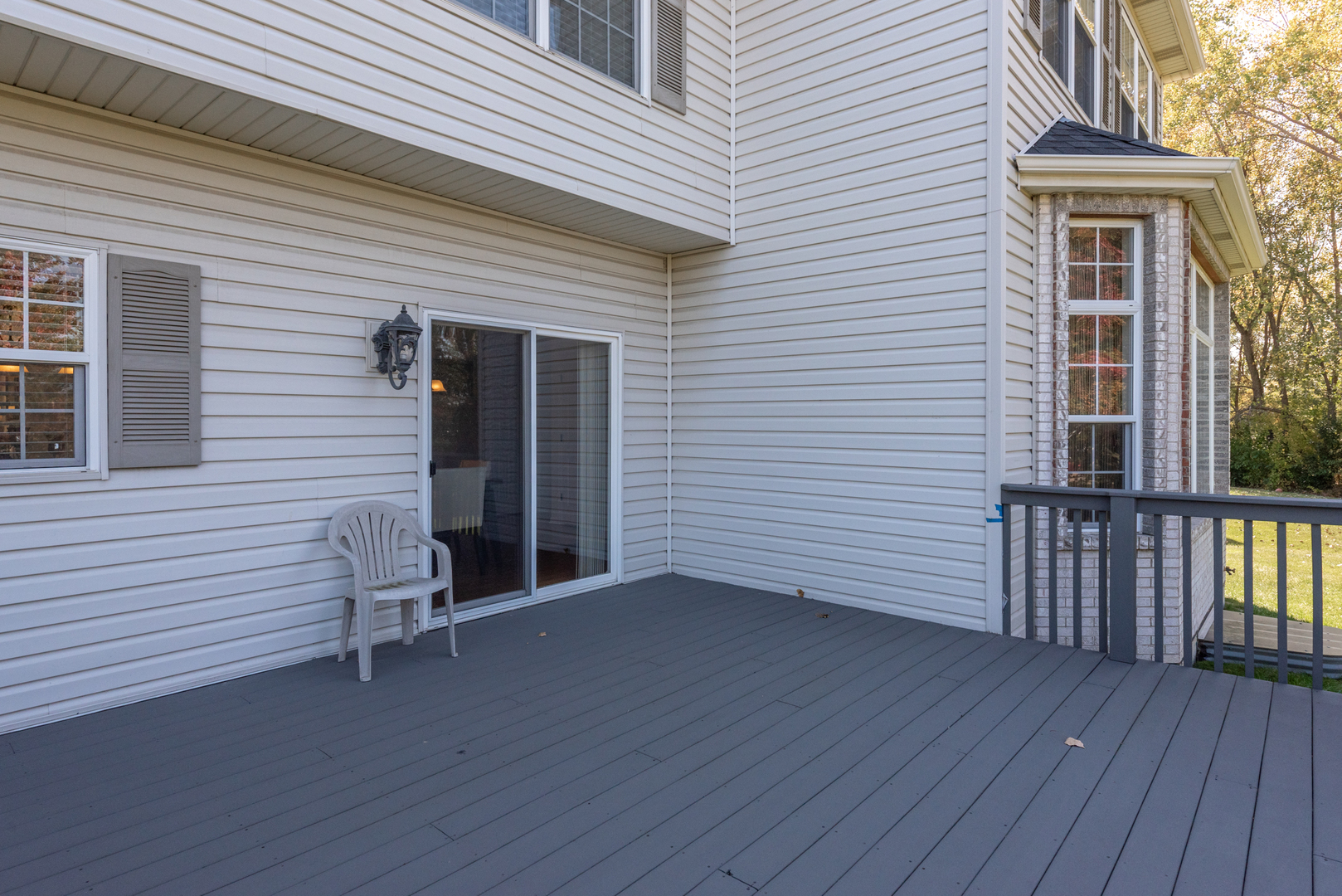 24520 Rockefeller Court Plainfield, IL 60544 - Photo 54 of 57 a view of a house with wooden deck