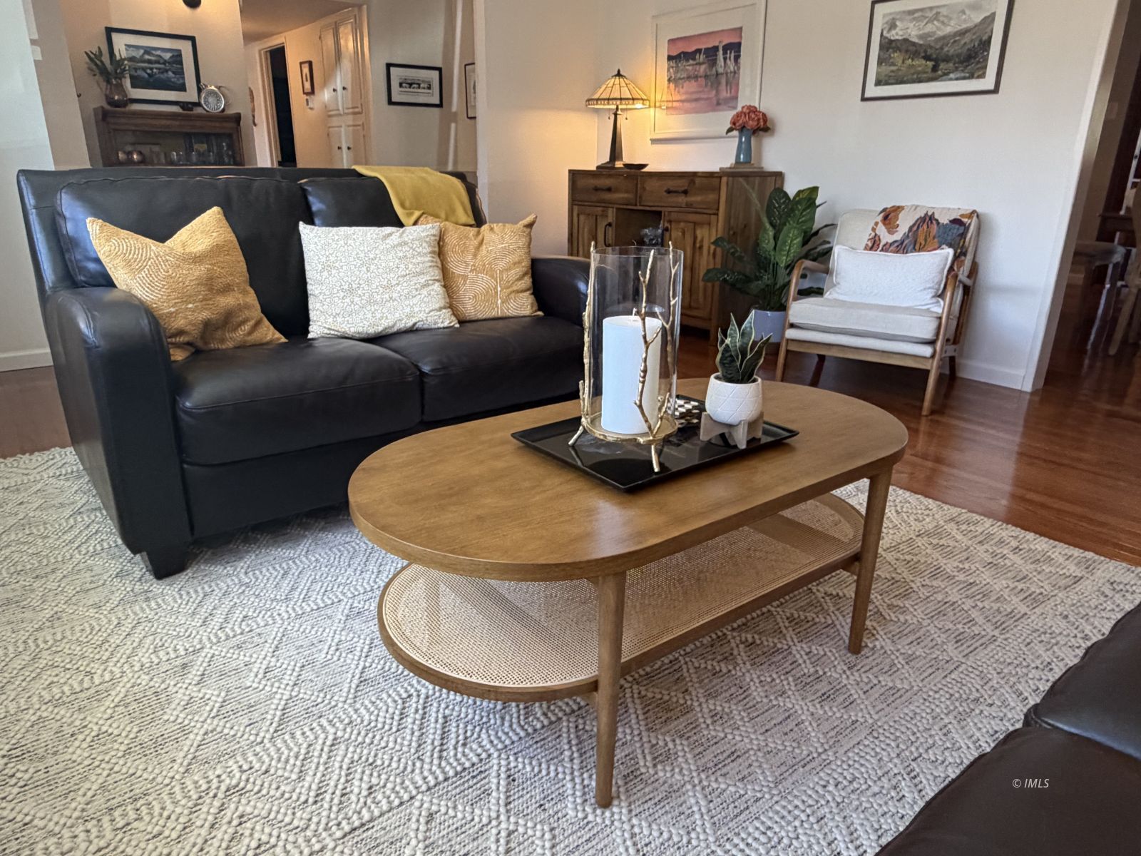 320 Apollo Circle Bishop, CA 93514 - Photo 5 of 35 a living room with furniture and a fireplace