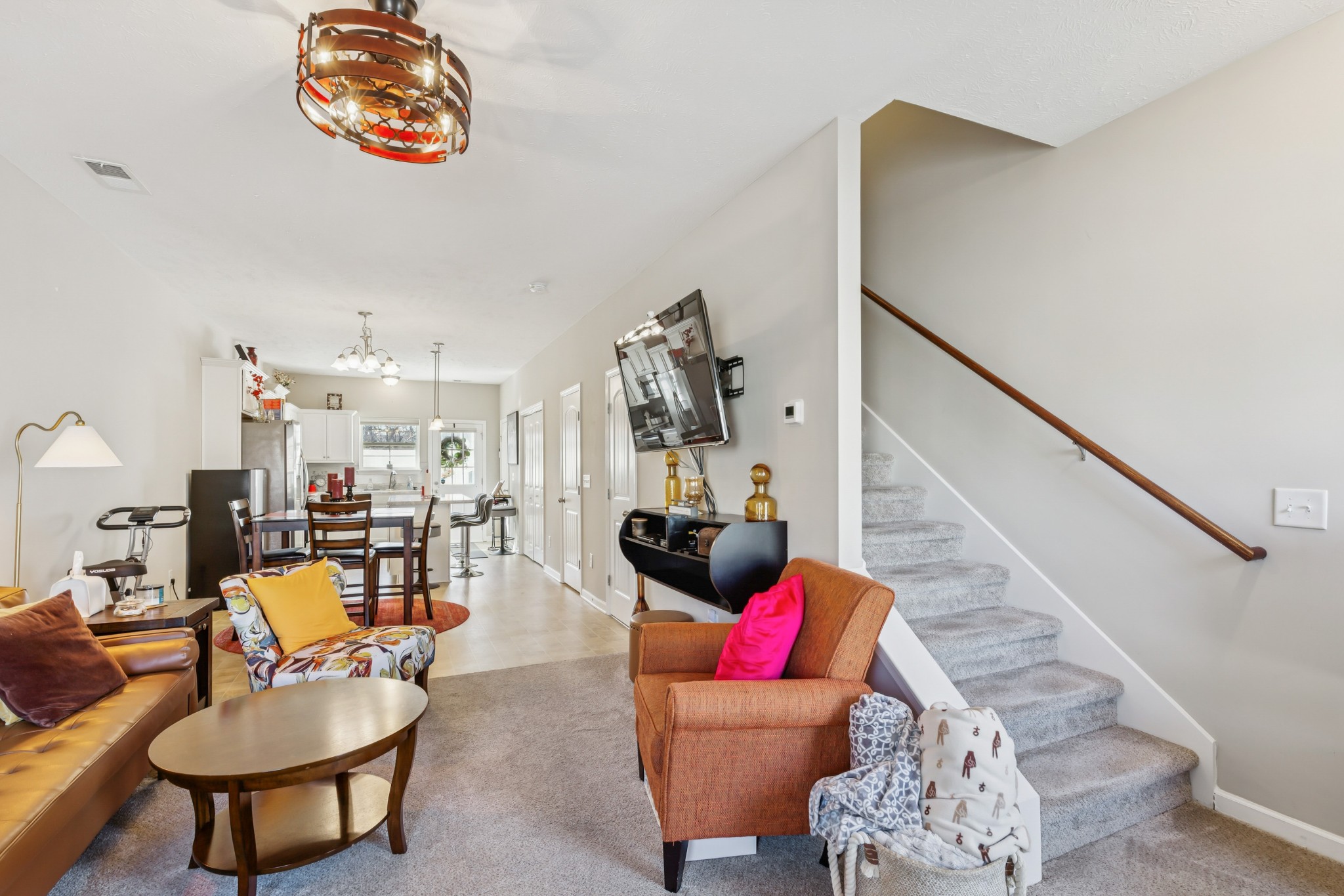 5840 Monroe Crossing Antioch, TN 37013 - Photo 3 of 25 a living room with furniture and a wooden floor