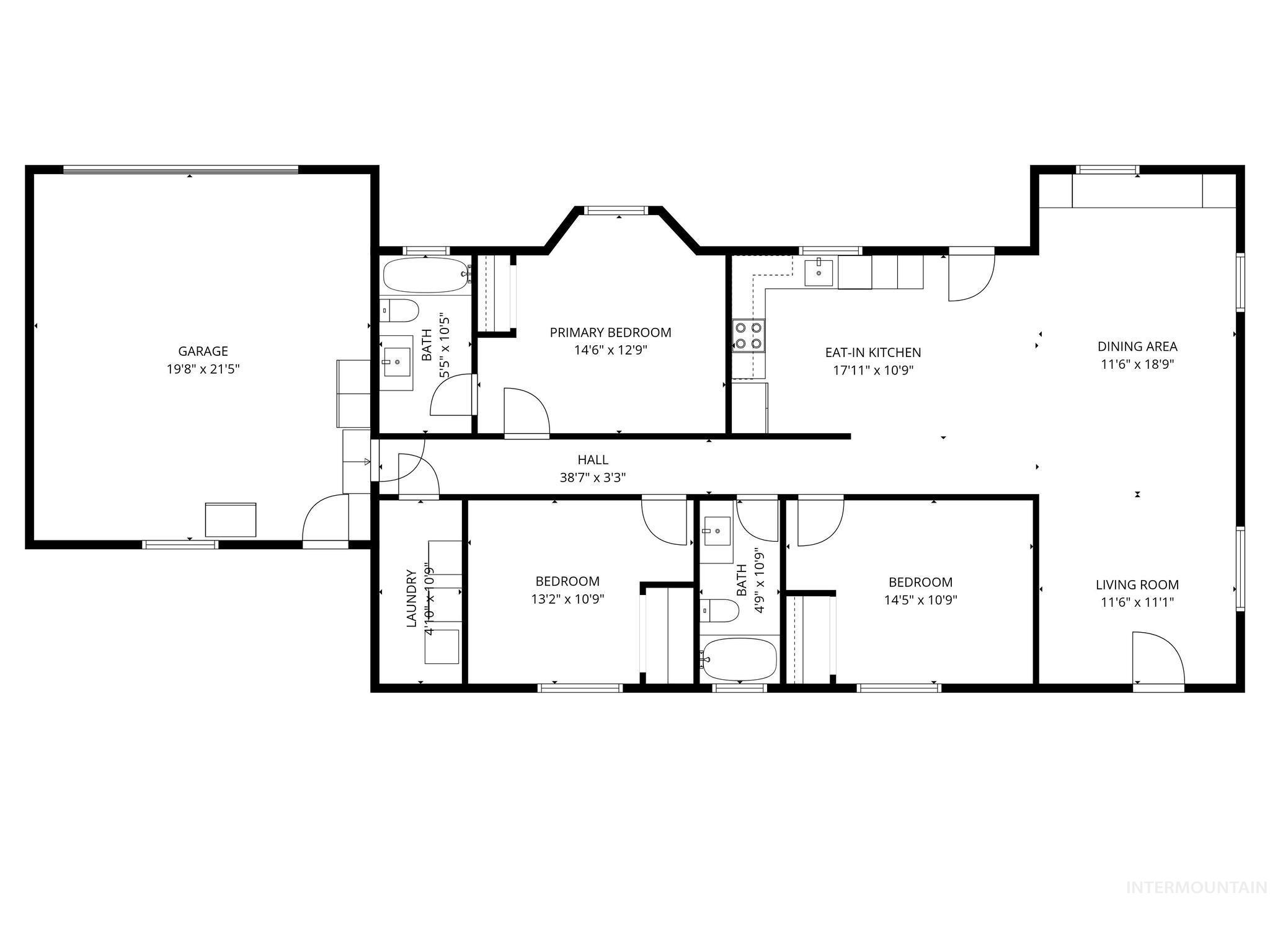 321 North 7th Street Bellevue, ID 83313 - Photo 15 of 15 View of floor plan / room layout