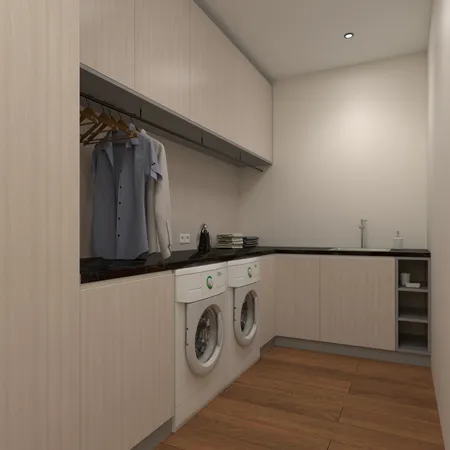 a view of kitchen and entryway with wooden floor