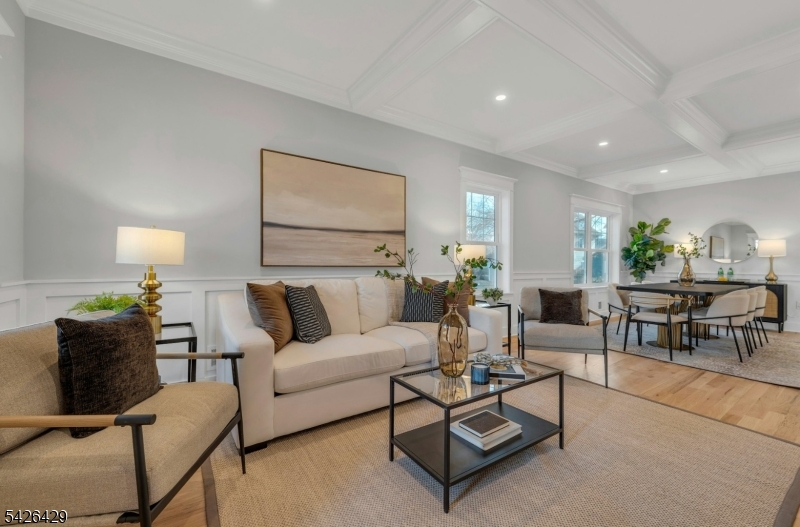 21 Spruce Street Cranford, NJ 07016 - Photo 11 of 40 a living room with furniture and wooden floor