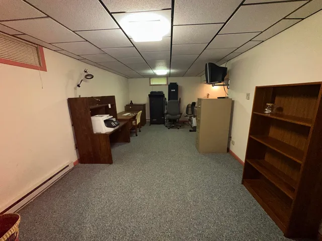 a room with furniture