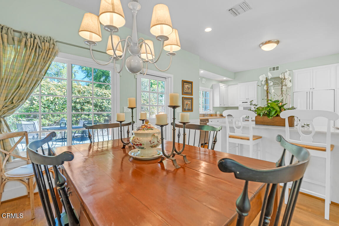 1333 Lida Street Pasadena, CA 91103 - Photo 14 of 38 a view of a dining room with furniture window and outside view
