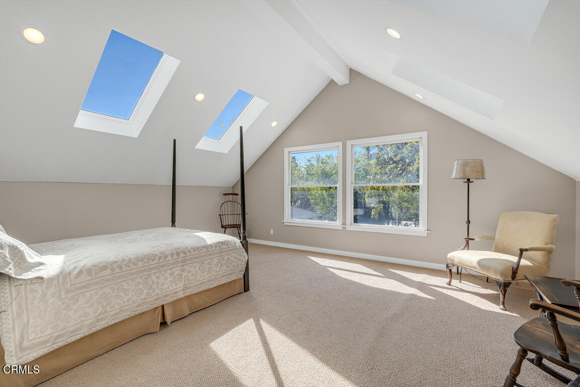 1333 Lida Street Pasadena, CA 91103 - Photo 29 of 38 a bedroom with a bed and a large window