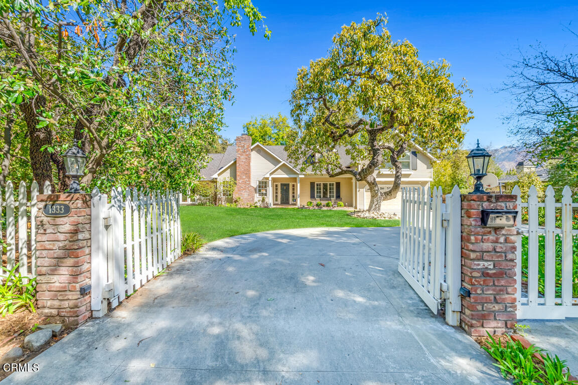 1333 Lida Street Pasadena, CA 91103 - Photo 35 of 38 a house with garden in front of it