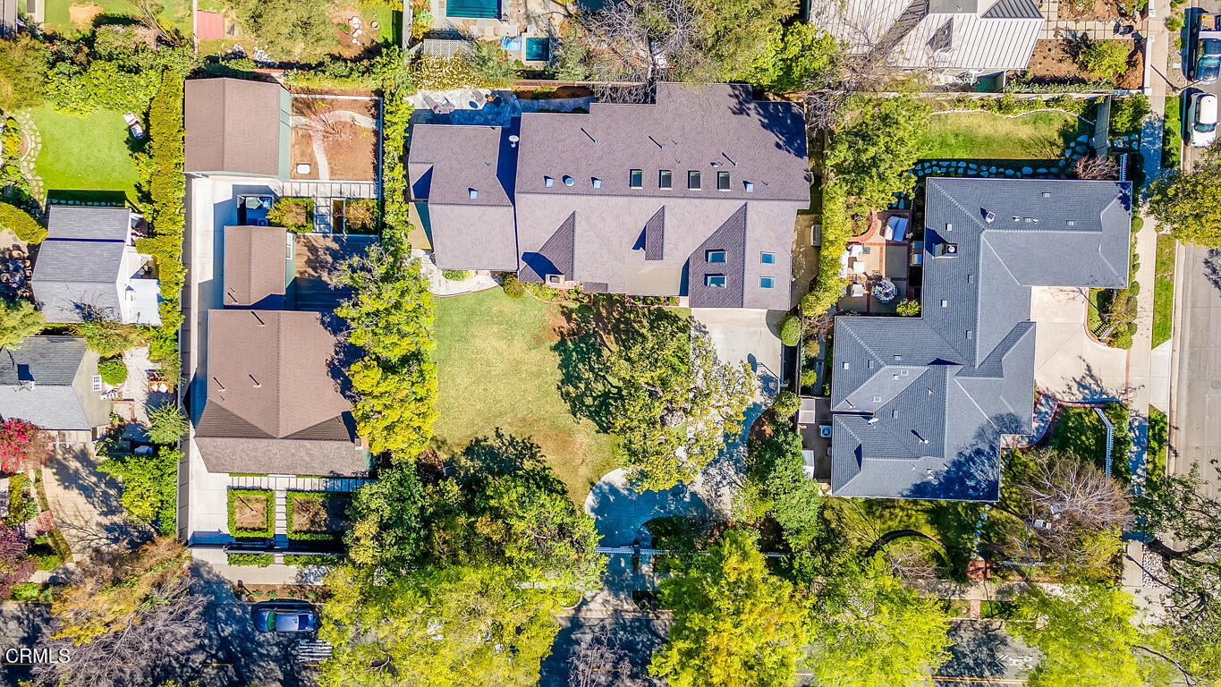 1333 Lida Street Pasadena, CA 91103 - Photo 36 of 38 an aerial view of residential houses with outdoor space