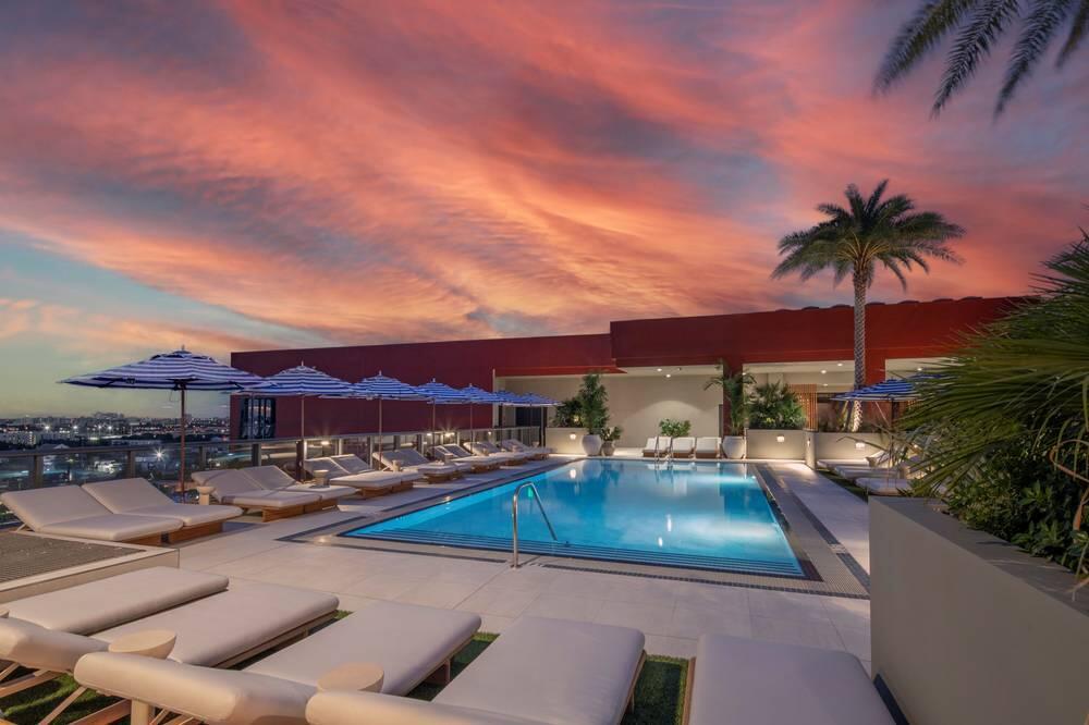 2150 North Miami Avenue, Unit W724 Miami, FL 33127 - Photo 12 of 27 a view of a patio with swimming pool