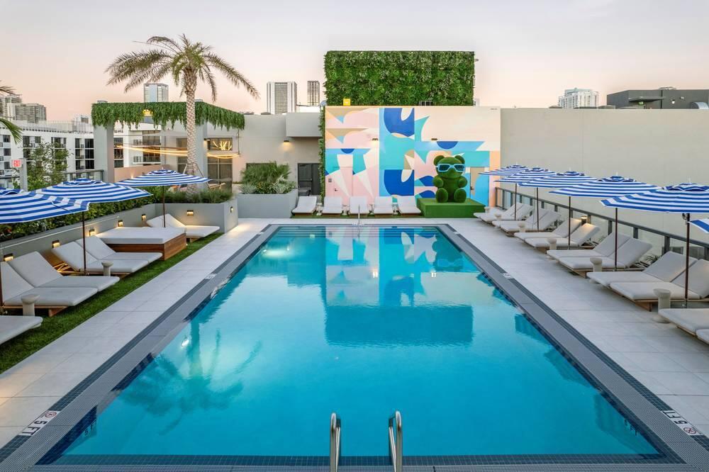 2150 North Miami Avenue, Unit W724 Miami, FL 33127 - Photo 27 of 27 a view of swimming pool with outdoor seating