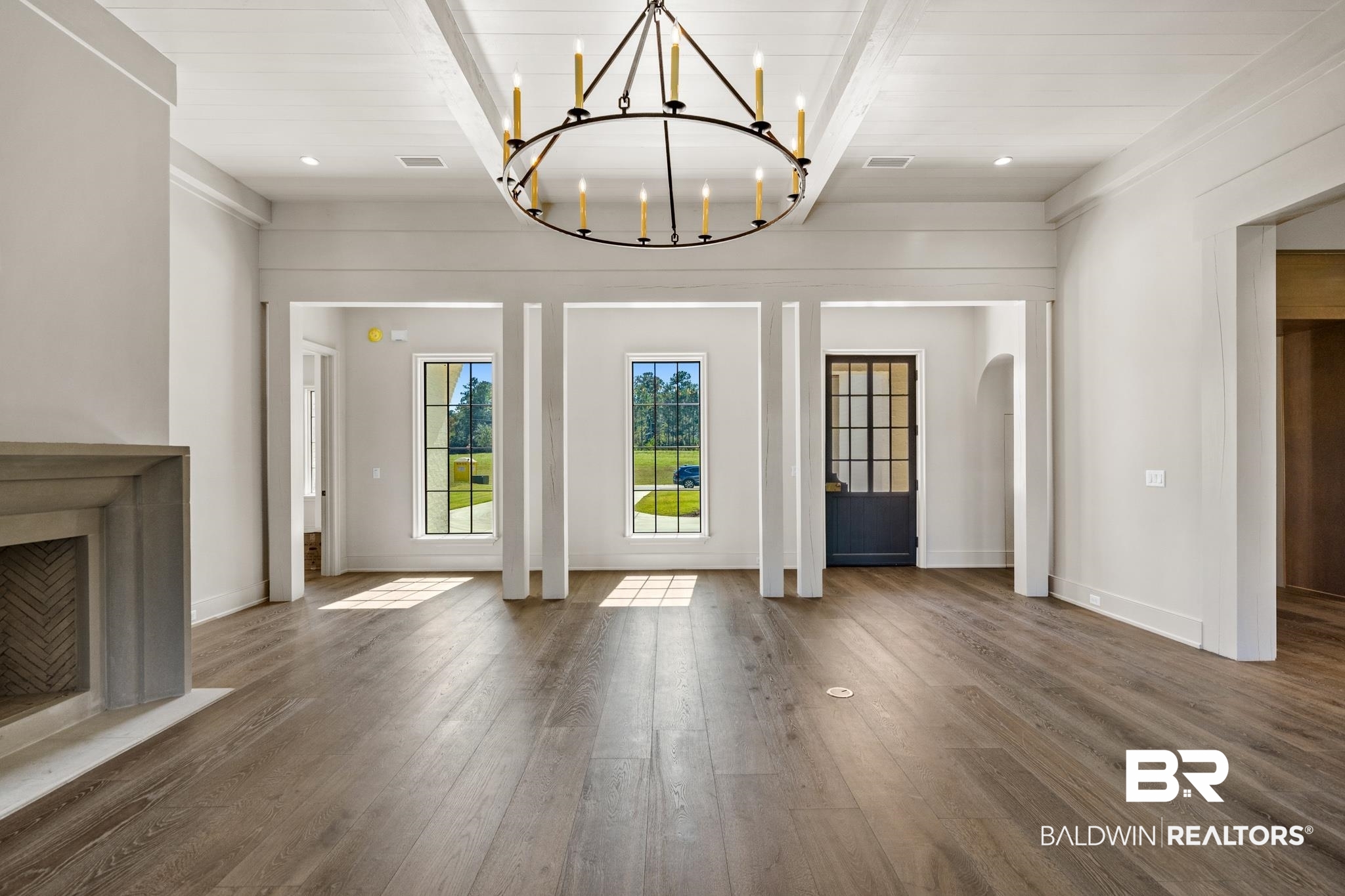 210 Castlands Court Fairhope, AL 36532 - Photo 8 of 50 Foyer with Cypress Beam C