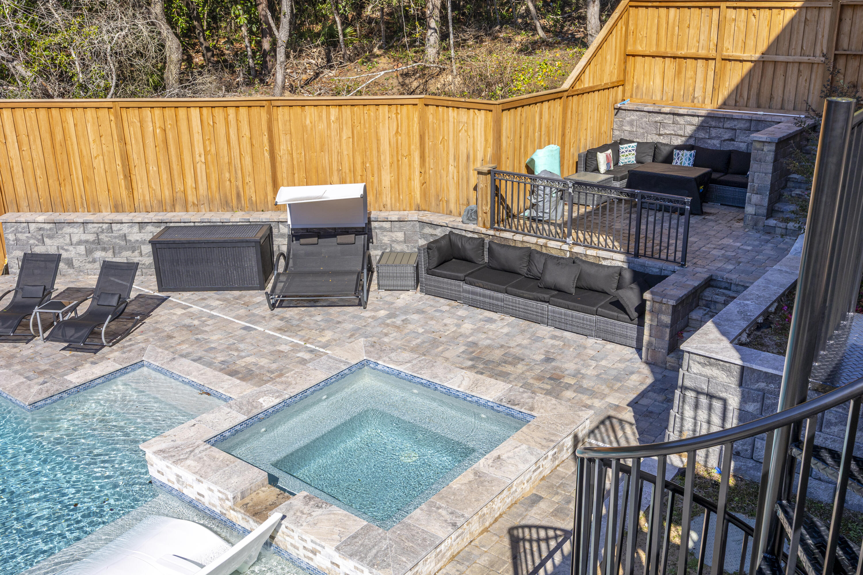 147 Eldredge Road Fort Walton Beach, FL 32547 - Photo 57 of 82 a view of a terrace with furniture