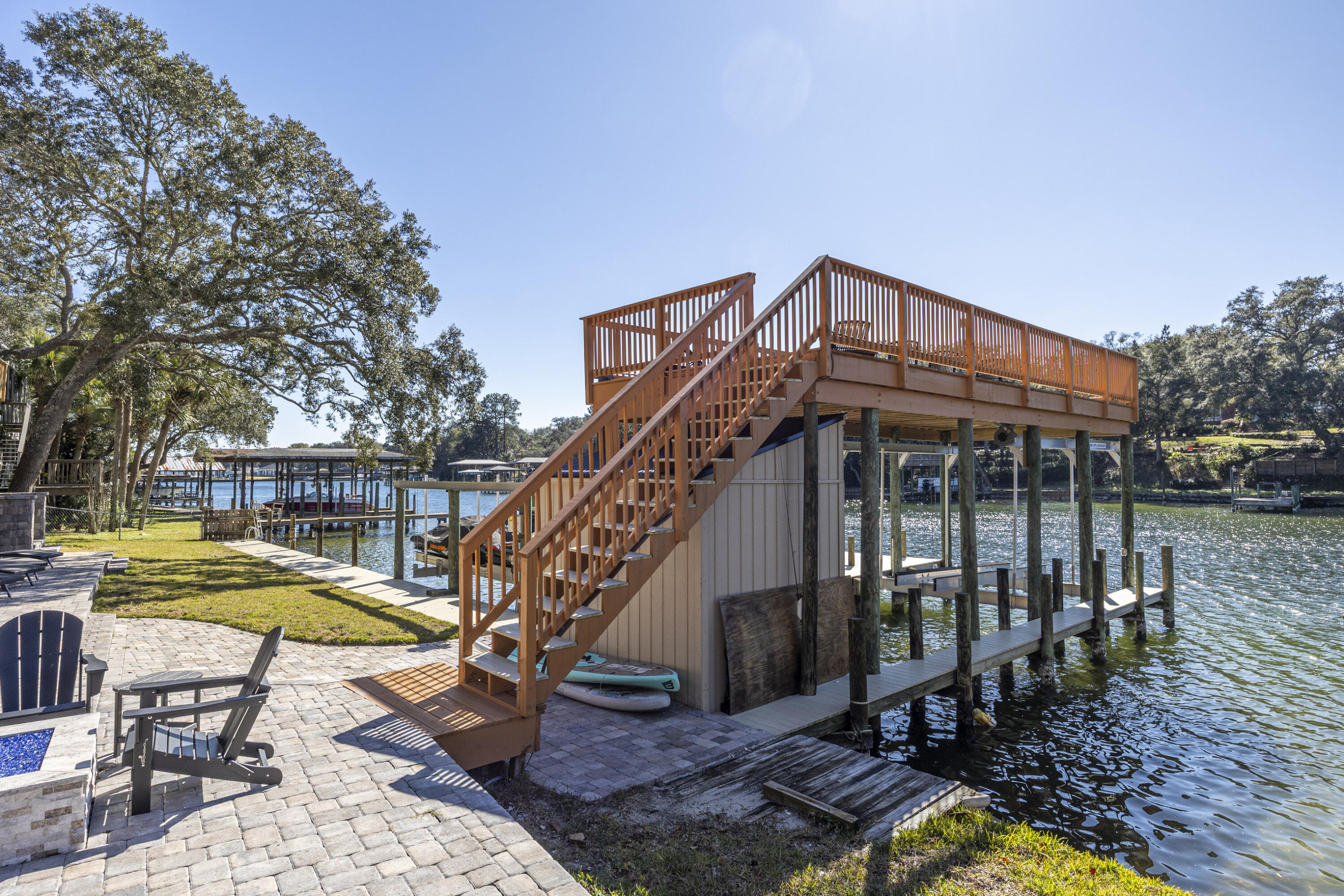147 Eldredge Road Fort Walton Beach, FL 32547 - Photo 69 of 82 a view of a house with a ocean view