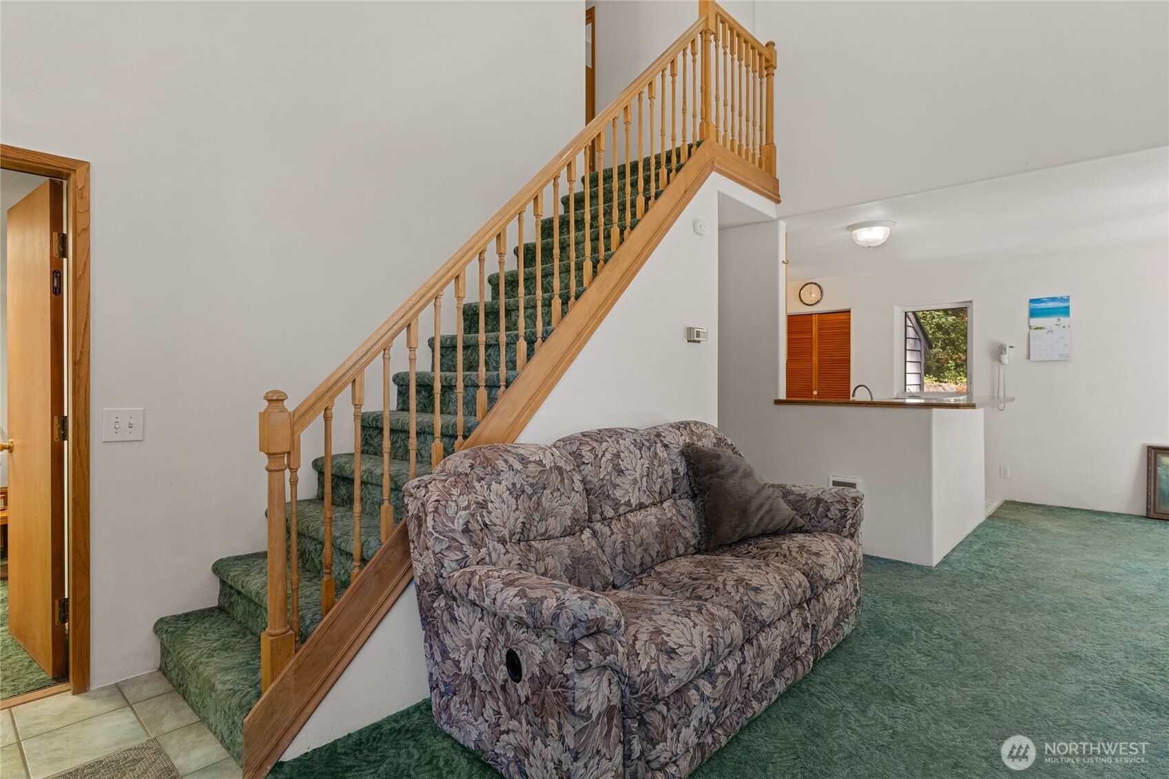 17976 Entiat River Road Entiat, WA 98822 - Photo 26 of 40 a living room with furniture and a stairs