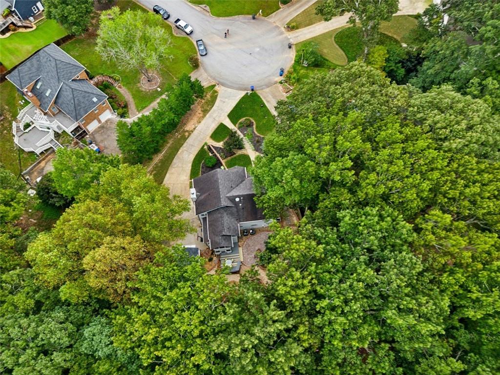 2017 Parsons Ridge Duluth, GA 30097 - Photo 50 of 53 an aerial view of a house with a yard