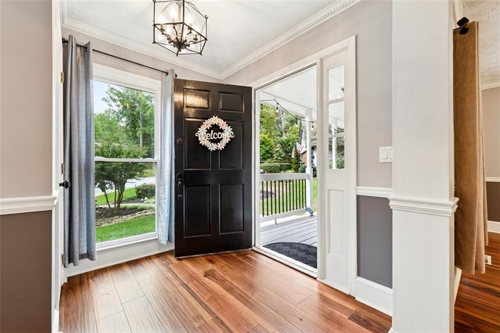 2017 Parsons Ridge Duluth, GA 30097 - Photo 5 of 53 a view of an entryway with a window and outside view