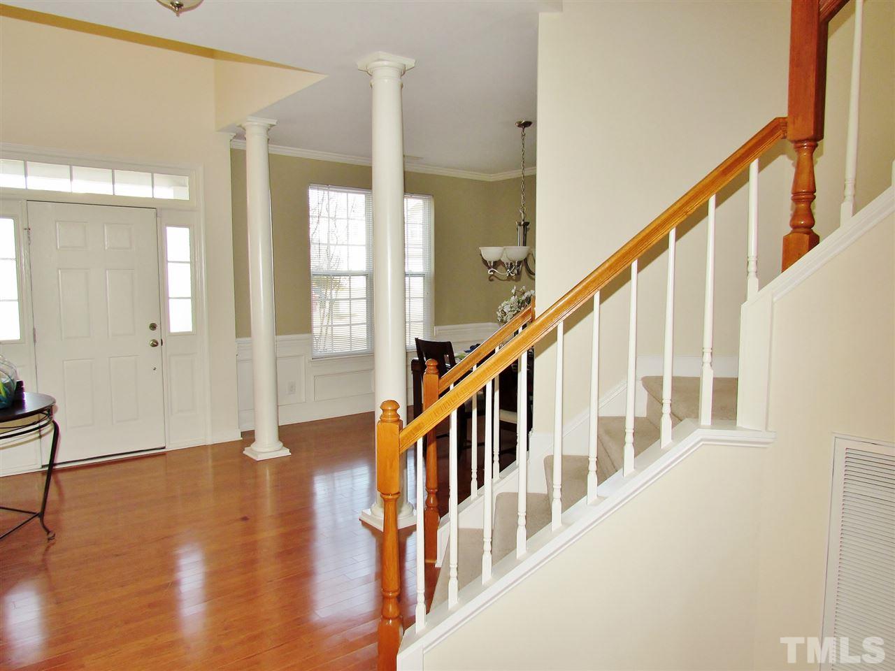 5148 Holly Ridge Farm Road Raleigh, NC 27616 - Photo 4 of 25 a view of an entryway with wooden floor
