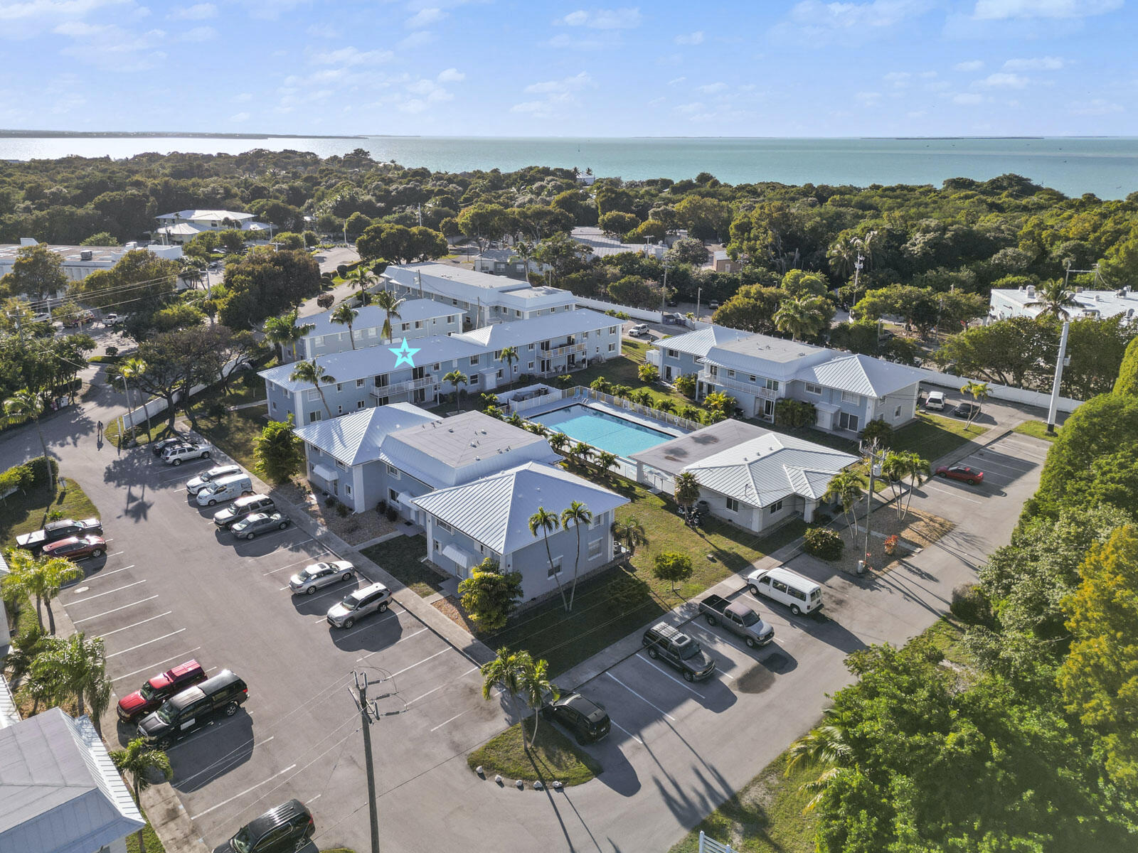 40 High Point Road, Unit D102 Tavernier, FL 33070 - Photo 29 of 37 an aerial view of a city with lots of residential buildings
