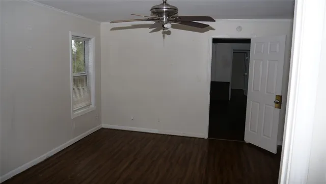 wooden floor in an empty room