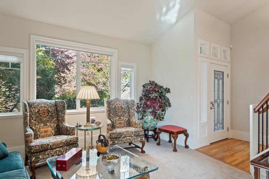 2013 Northeast 15th Street Renton, WA 98056 - Photo 4 of 29 a living room with furniture and a fireplace