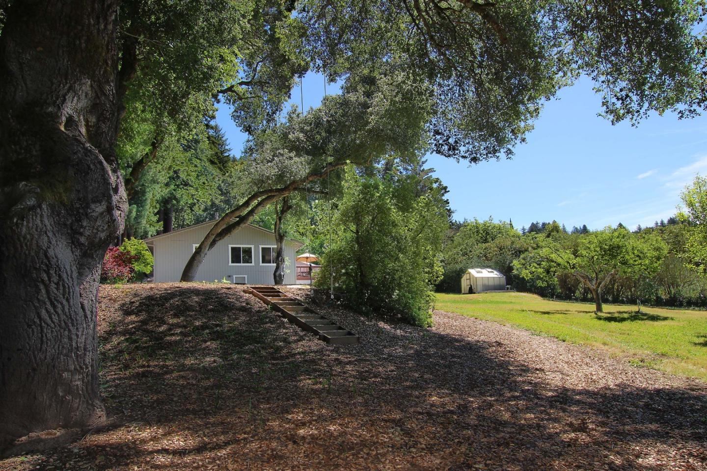 1595 River Road Brookdale, CA 95005 - Photo 46 of 50 a view of house with a yard