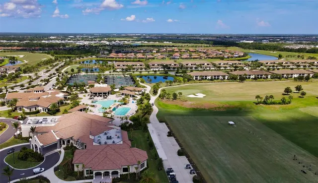 a view of a city with an ocean
