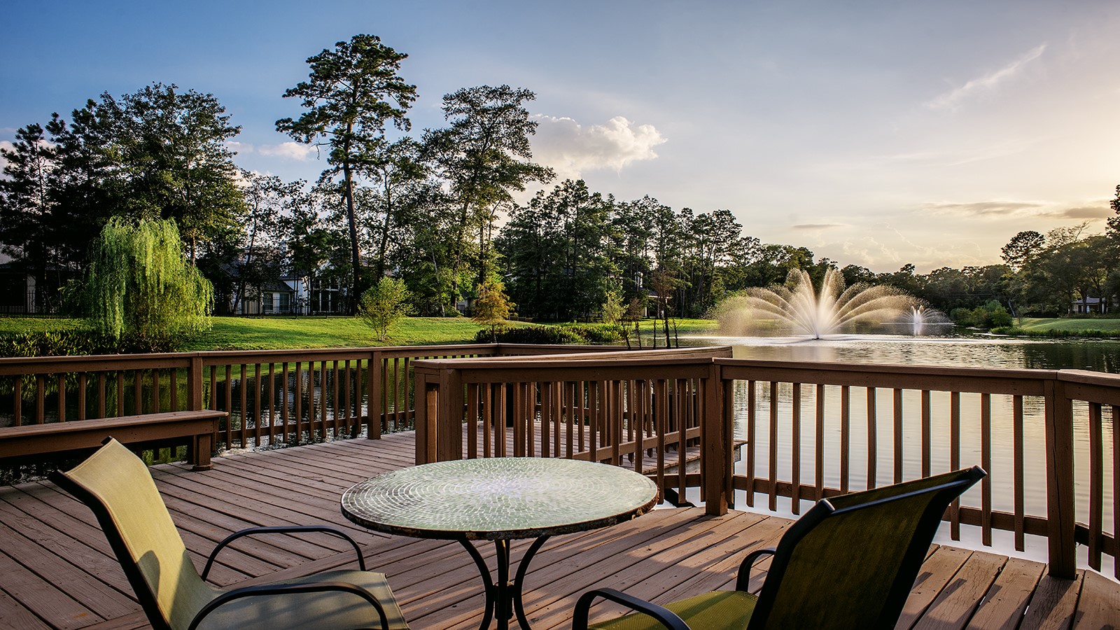 7715 Morgans Pond Court Spring, TX 77389 - Photo 46 of 50 Take a seat by the community lake and dock. Enjoy fishing or watching the sunset...Welcome Home.