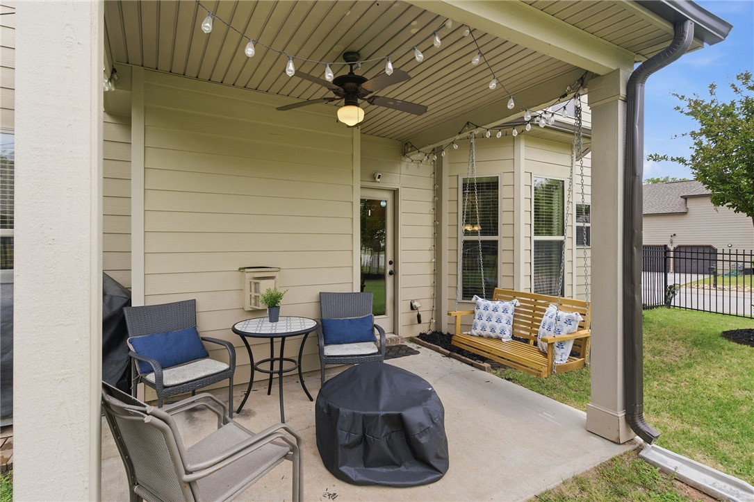 138 Buckland Drive Anderson, SC 29621 - Photo 40 of 49 This inviting patio offers a tranquil outdoor escape with a comfortable seating area and lush surroundings.