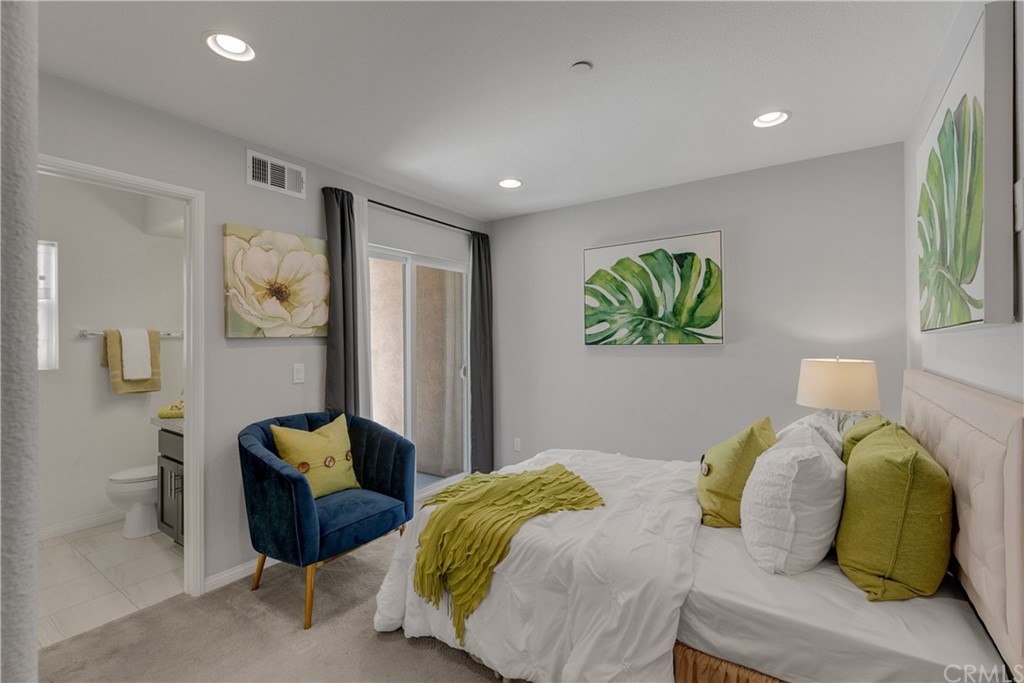 9016 Kimberly Ln. Cypress, CA 90630 - Photo 14 of 21 a bedroom with two beds and painting on the wall