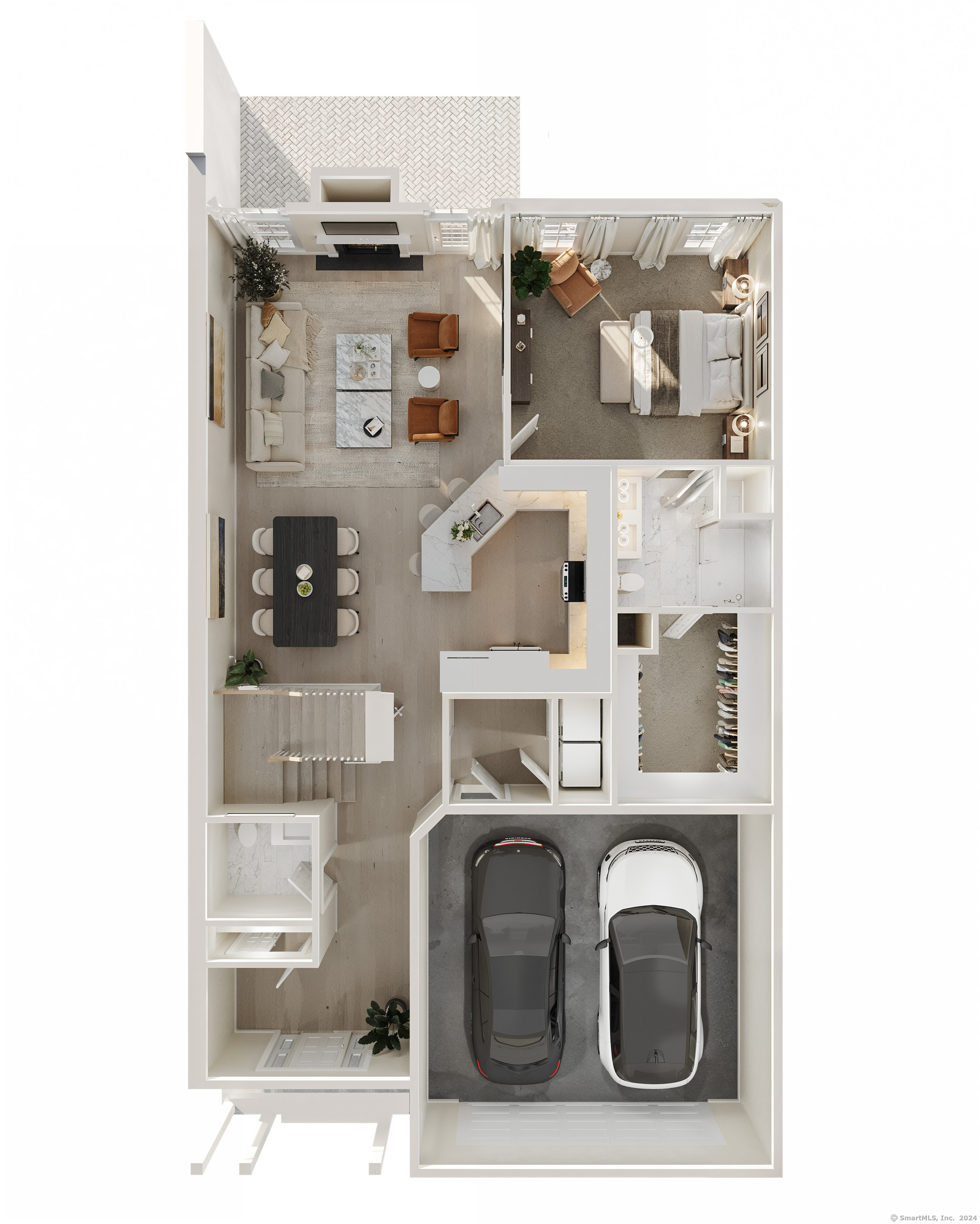 North Benson Road, Unit 44 Middlebury, CT 06762 - Photo 7 of 9 First Floor Layout