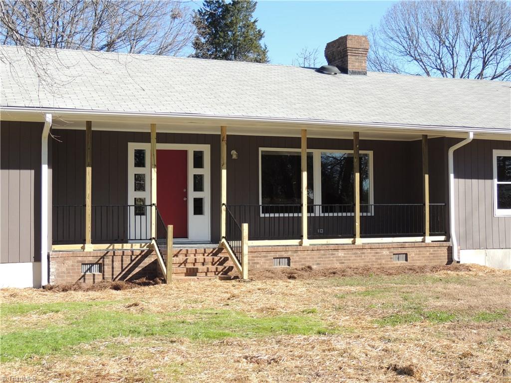 4017 Resthaven Road High Point, NC 27265 - Photo 24 of 29 Huge covered porch accessed from great room!