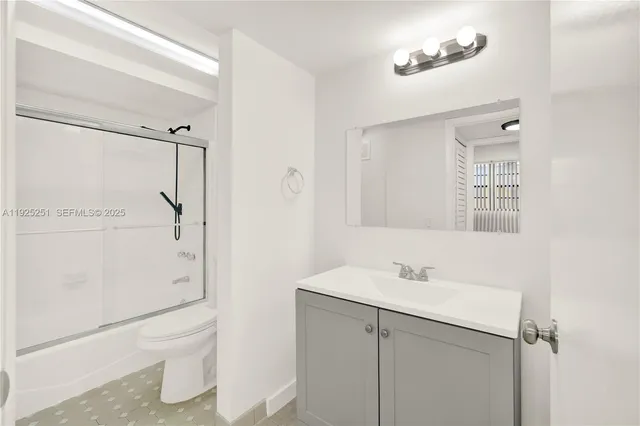 a view of bathroom with shower