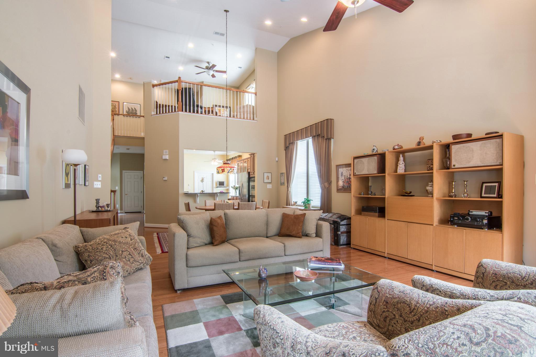 8427 Meadowsweet Road Baltimore, MD 21208 - Photo 14 of 30 LIVING ROOM W/ CEILING FAN