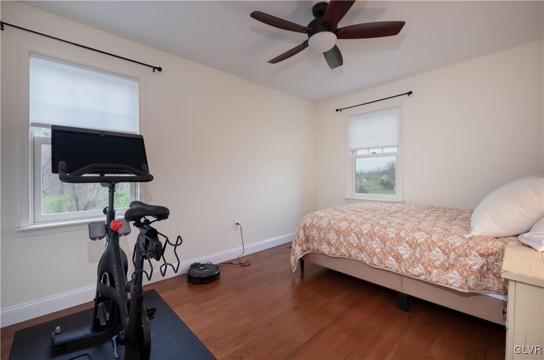 321 Meyer Road Nazareth, PA 18064 - Photo 29 of 44 a bedroom with a bed and a flat screen tv