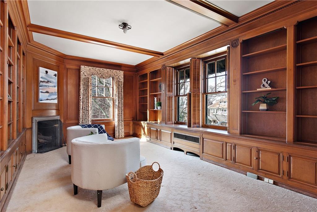 1045 Devon Road Pittsburgh, PA 15213 - Photo 20 of 25 a living room with furniture and a window
