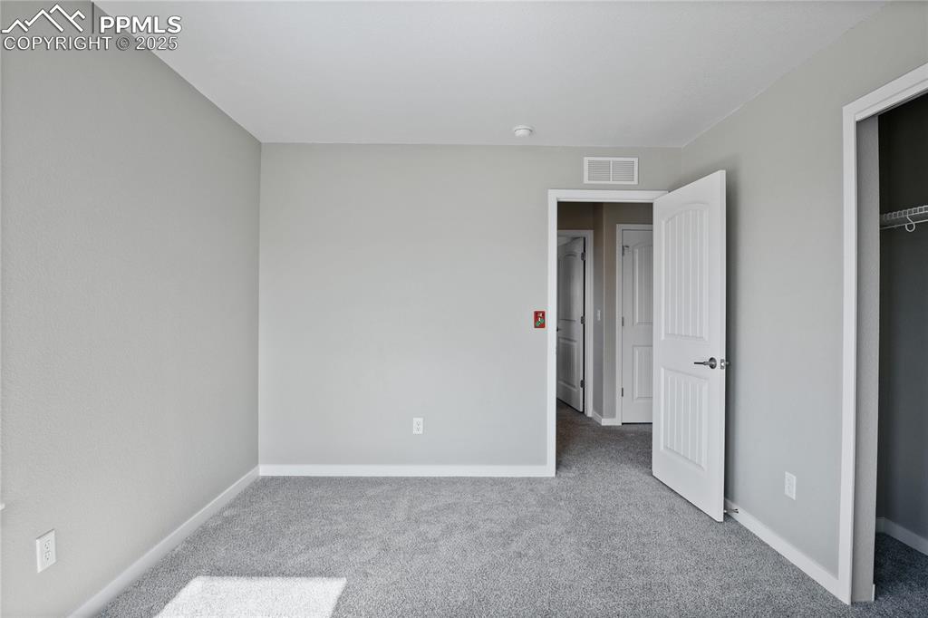 11848 Alydar Loop Colorado Springs, CO 80921 - Photo 25 of 50 Unfurnished bedroom with carpet flooring and baseboards