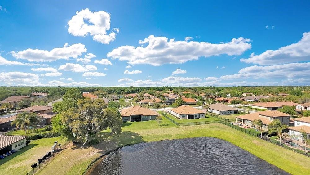 805 Riviera Bella Drive DeBary, FL 32713 - Photo 80 of 86 an aerial view of a house with a ocean view
