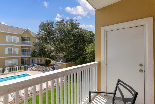 a city view from a balcony