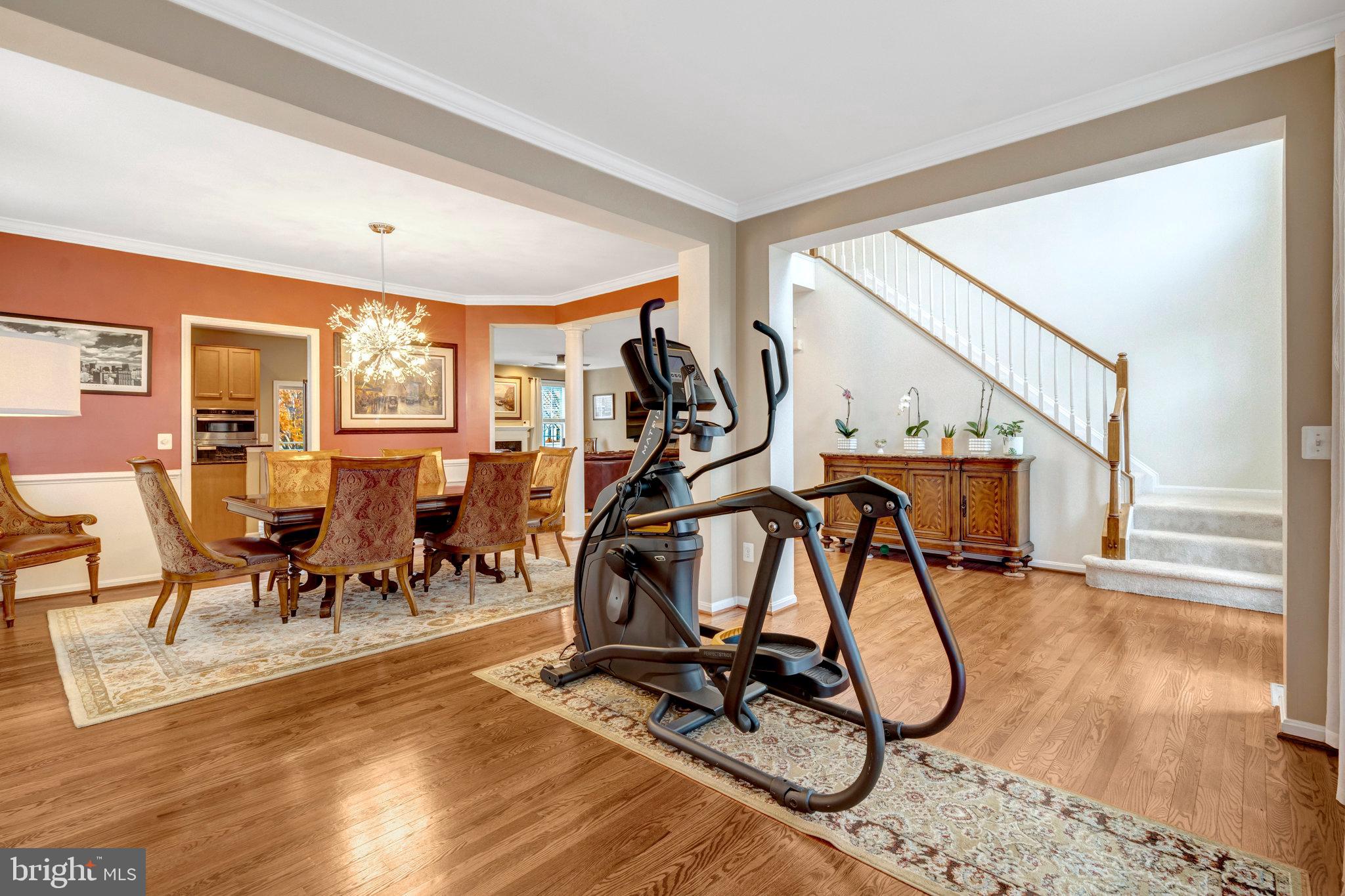 7726 Yalta Way Gainesville, VA 20155 - Photo 15 of 75 a view of a room with gym equipment
