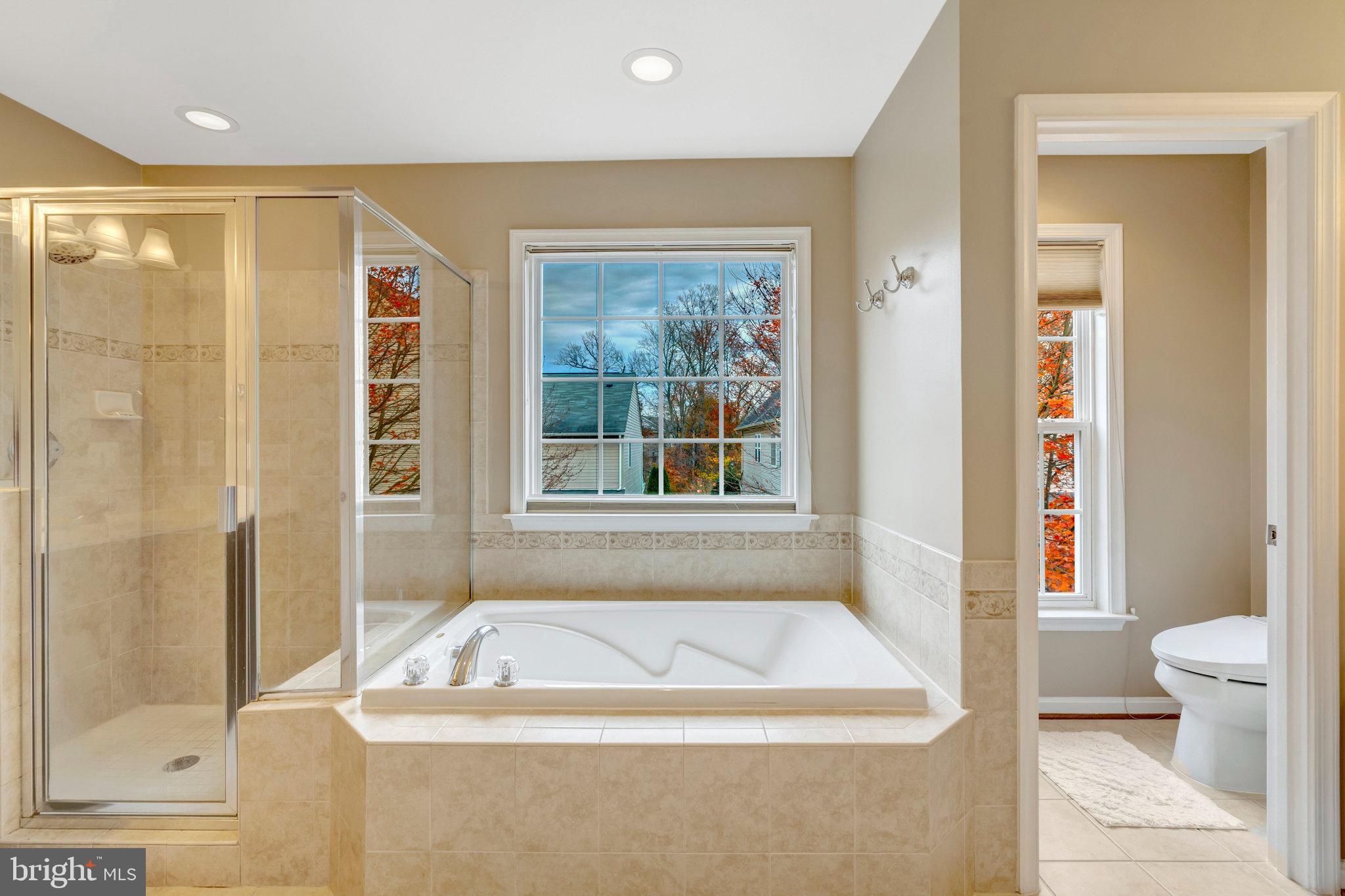 7726 Yalta Way Gainesville, VA 20155 - Photo 57 of 75 a bath tub sitting next to a toilet and a shower