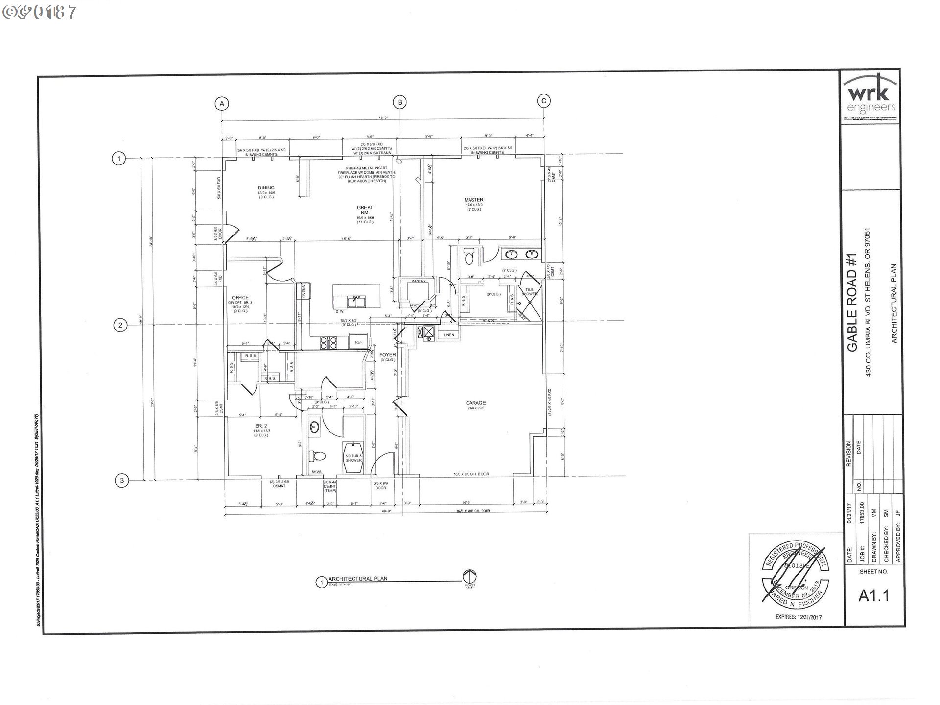 2480 Gable Road St. Helens, OR 97051 - Photo 25 of 25 Floor Plan