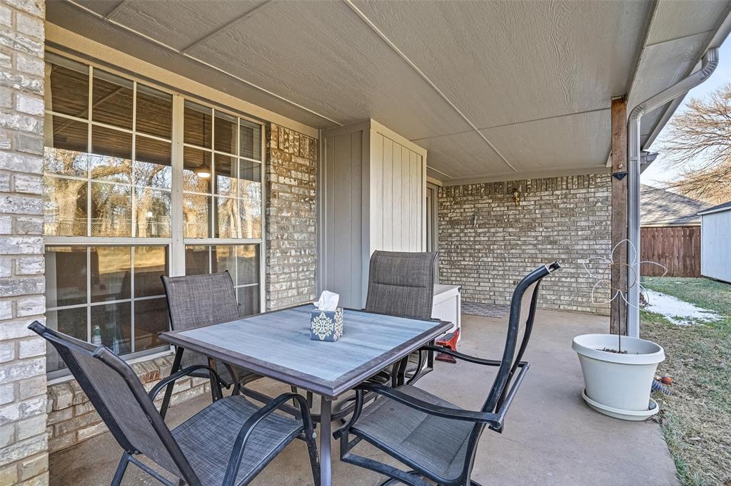 685 Cardinal Ridge Road Burleson, TX 76028 - Photo 34 of 40 a view of a outdoor seating area with furniture